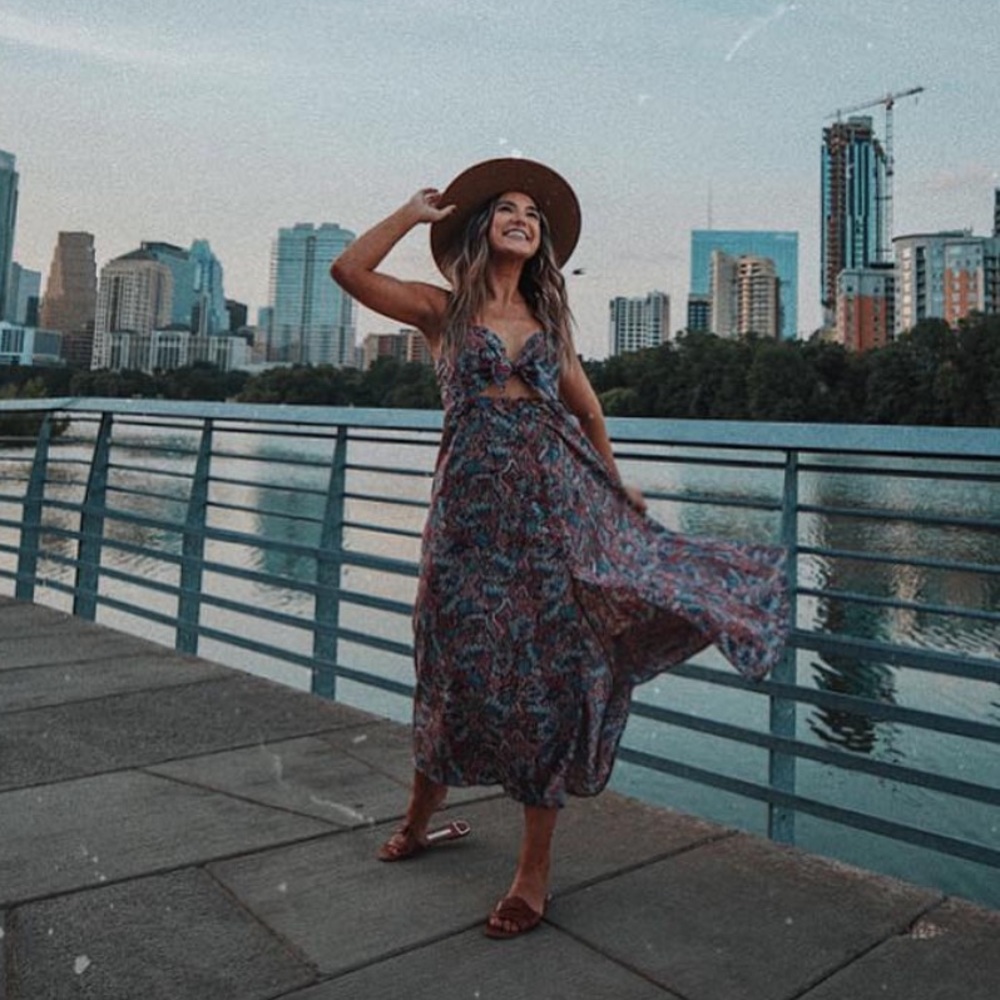 Floral midi Dress